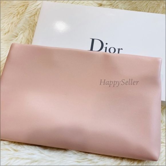 Dior Pouch Cosmetics Organizer Makeup Bag Pink Dopp Kit Clutch Designer GWP NEW - Picture 4 of 8